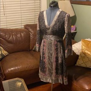 INC Silk Kimono Style Dress, Size 8